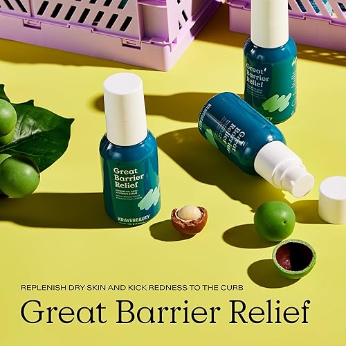 Miniatura 2 de KraveBeauty Great Barrier Relief Serum - Suero reparador de barrera inspirado en Corea, aceite de tamanu, alivia el enrojecimiento e hidrata, vegano