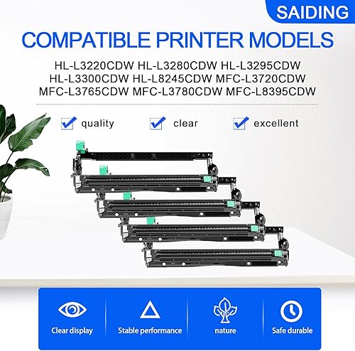 Miniatura 141 de SAIDING Cartuchos de tinta remanufacturados 712 712XL de repuesto para impresora de trazador DesignJet T230 T210 T650 T630 Studio (paquete de 4) 4-1