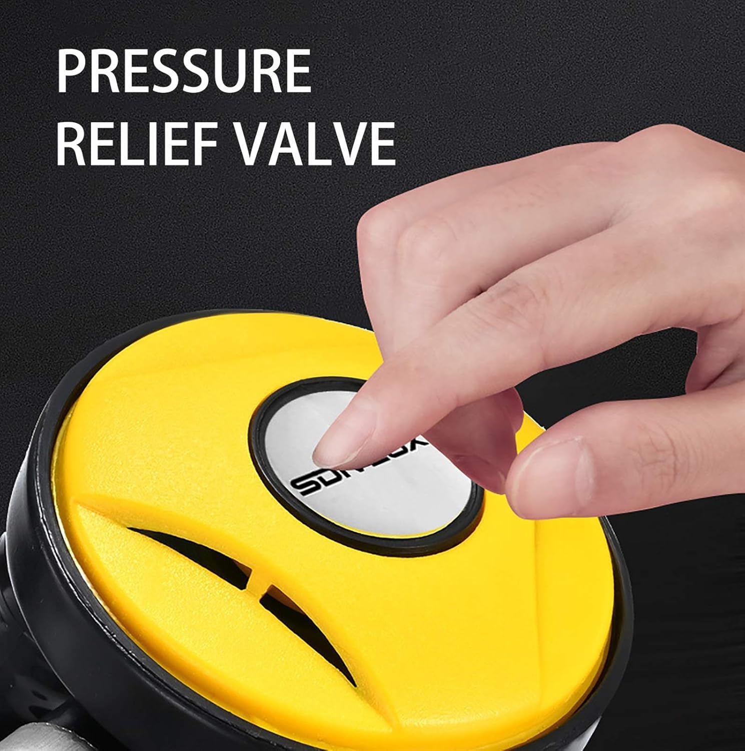 Attrezzatura per Bombole per Immersioni Subacquee con capacità di 15-20 Minuti, Mini Bombole di Ossigeno per La Respirazione, Materiale Resistente alla Pressione E alla Corrosione Co, Yellow