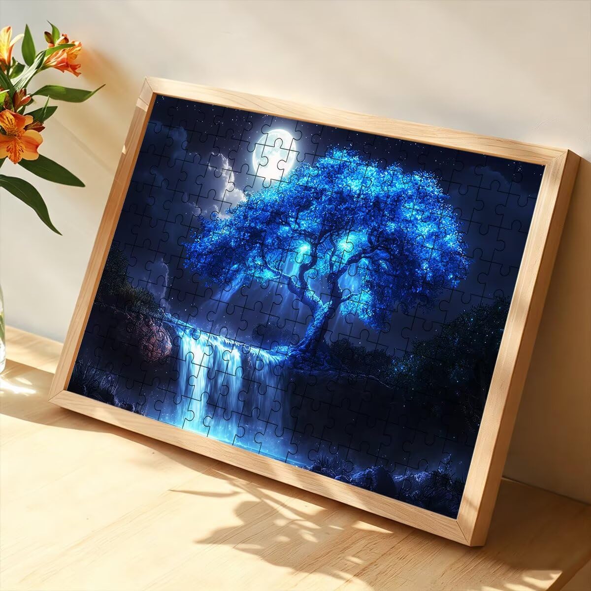 Puzzle 1500 sztuk, Puzzle Krajobraz, Drewniane Puzzle 87x57cm -1474