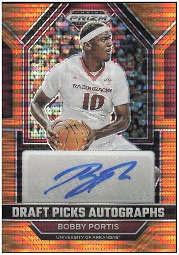 BOBBY PORTIS RC AUTO 2023-24 Prizm Draft 49 Autographs Orange Pulsar #71 ROOKIE Panini NM+-MT NBA Basketball NCAA