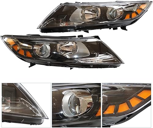 Miniatura 5 de Conjunto de faros delanteros halógenos para 2011 2012 2013 KIA Optima OEM Número de pieza 921012T121, 921022T121, KI2502155, KI2503155, 921012T121