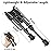 CVLIFE 6-9 Inches Picatinny Bipod Adjustable Spring Return with Picatinny Adapter (Black, 6\'\'-9\'\')
