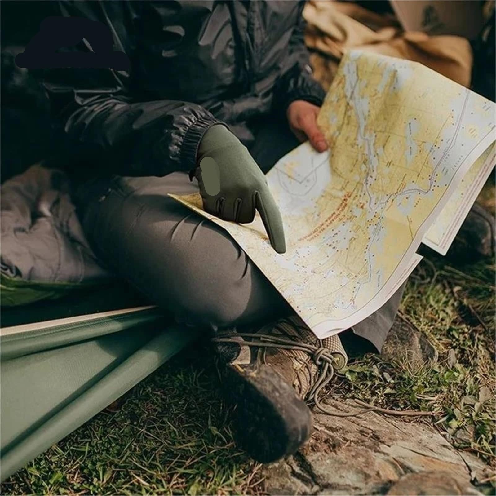 Guantes de invierno con relleno plumas, impermeables, ultraligeros, for campamento, deportes esquí, guantes ciclismo al aire libre Para MontañIsmo