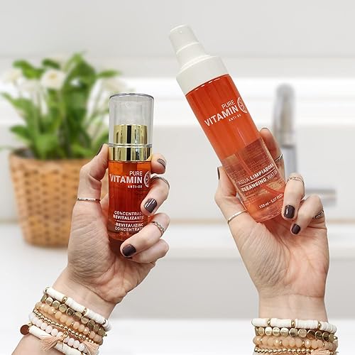 Miniatura 6 de Noche Y Dia Paquete de vitamina C limpiadora e hidratante - Suero de vitamina C y limpiador de vitamina C