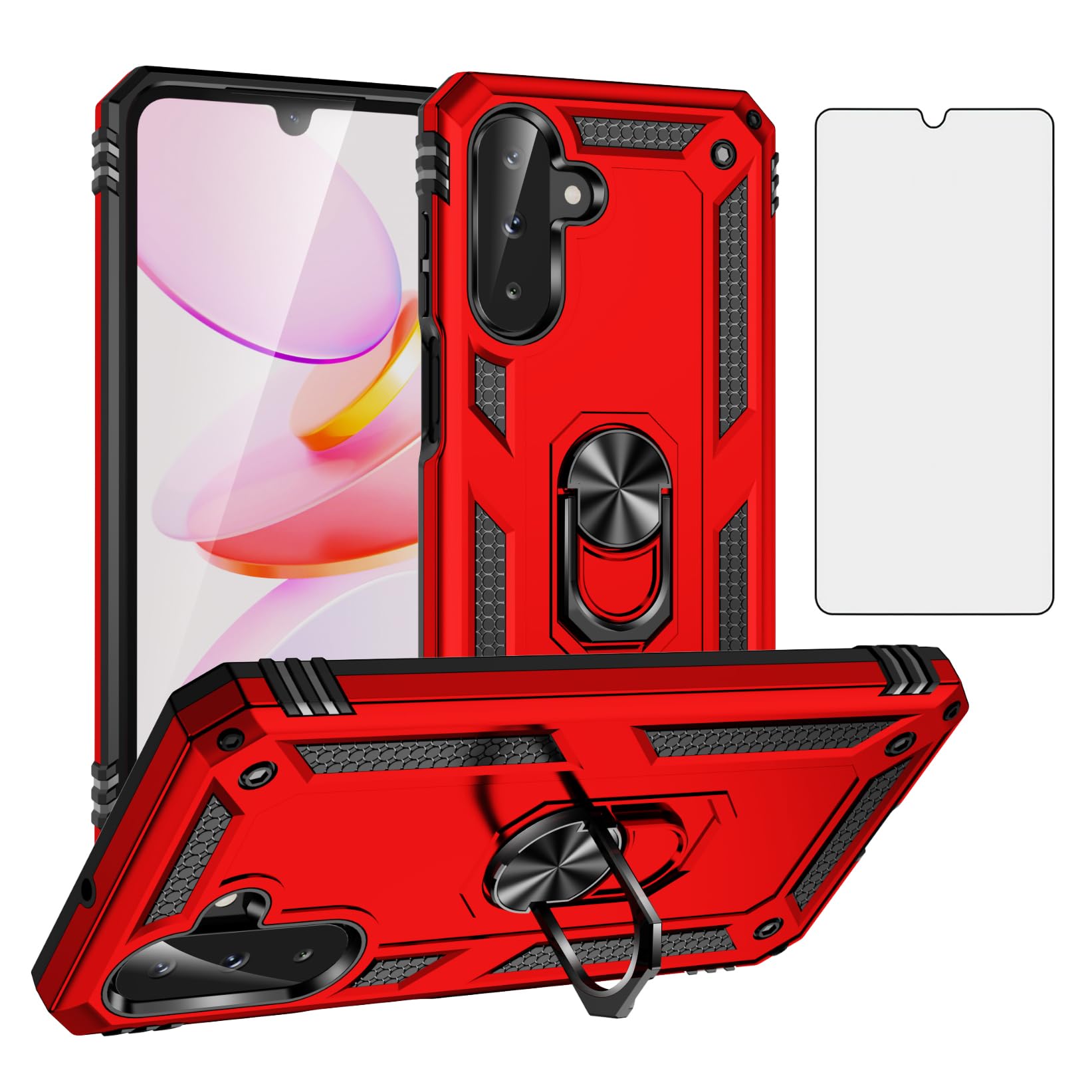Coque Samsung Galaxy A26 rouge Asuwish JSFS fine ultra résistante - 8