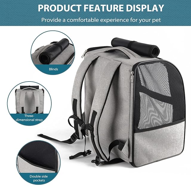 Foto 4 de 6 de PETCUTE Mochila para Perro Gatos