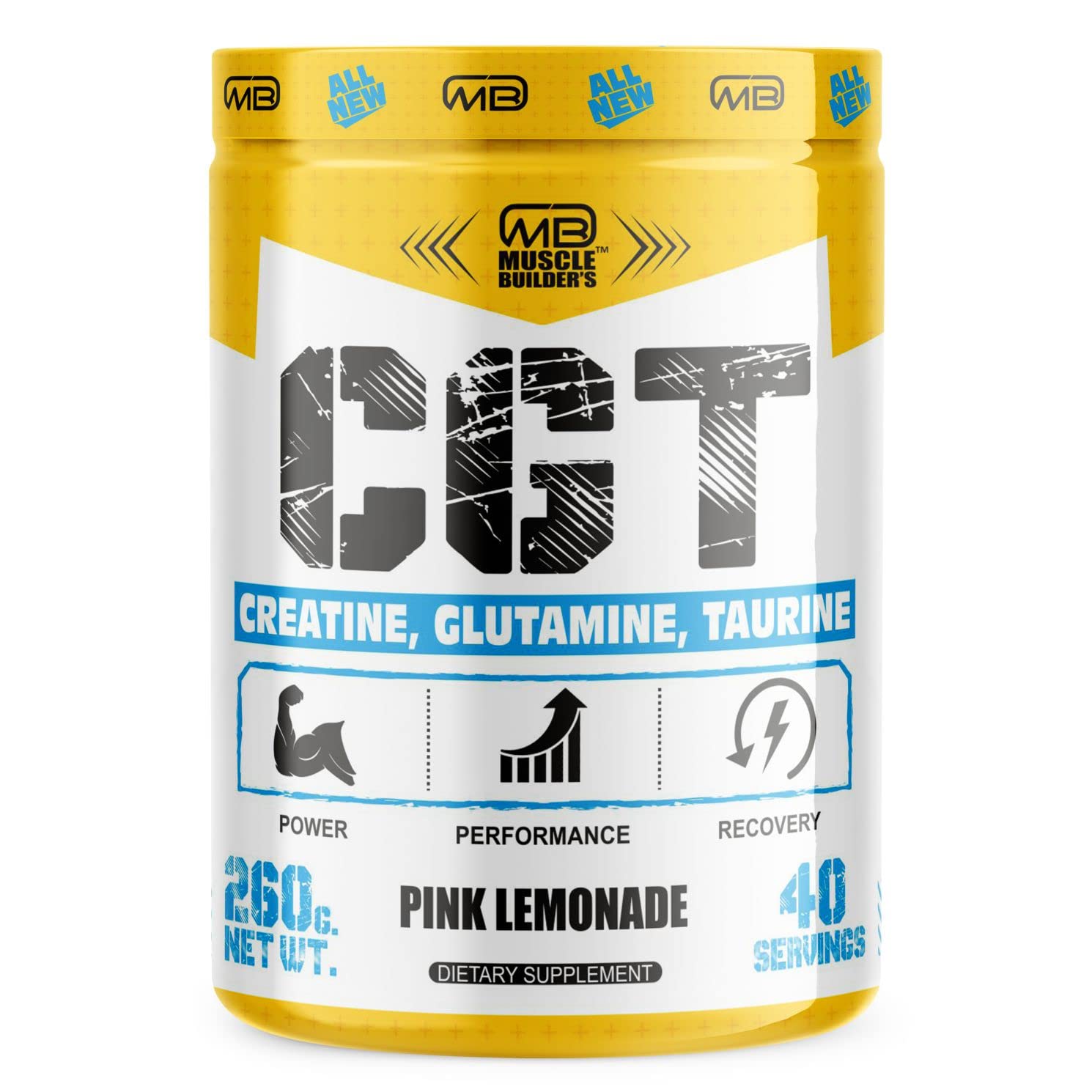 M B Muscle Builder's Creatine, Glutamine and Taurine (CGT) (260g