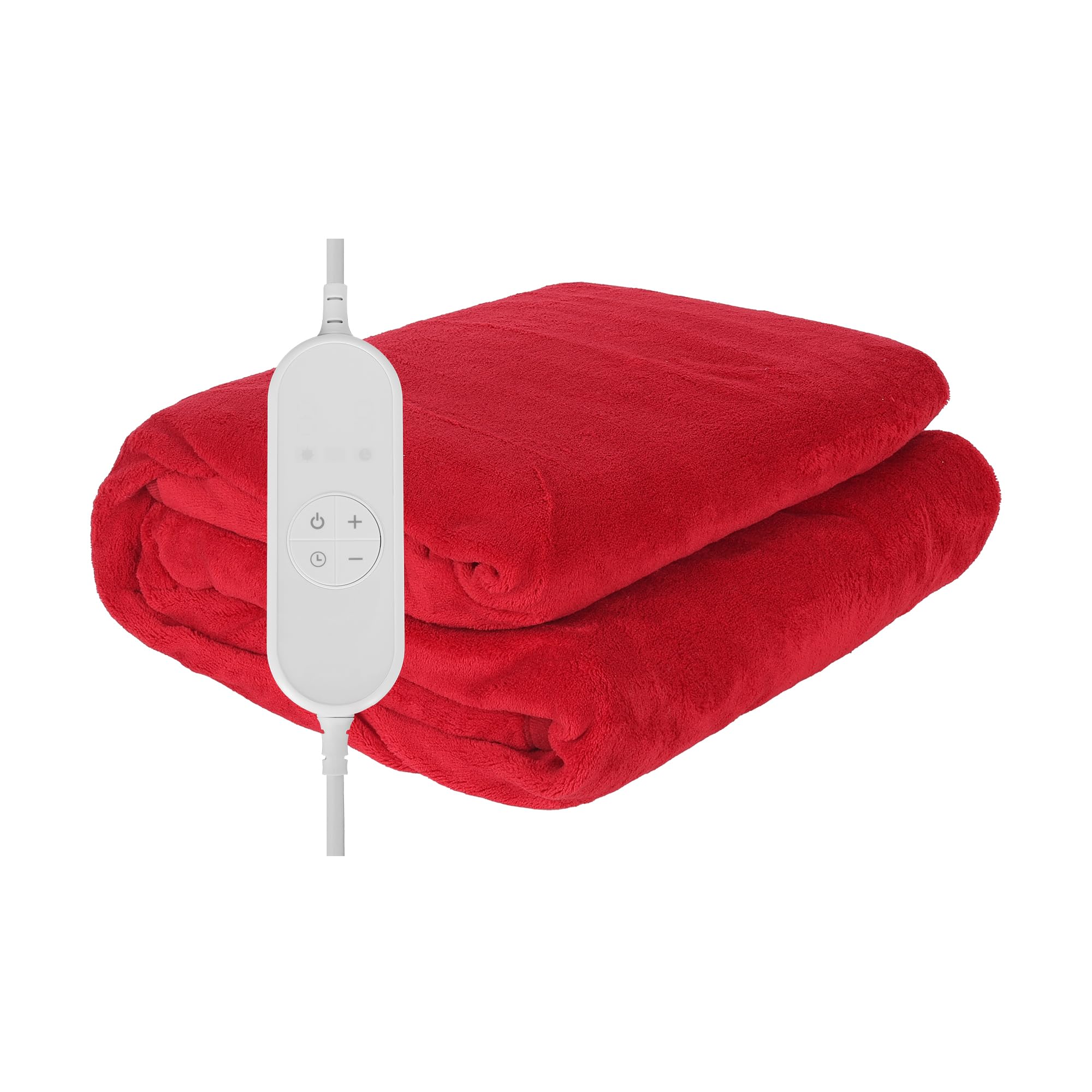 Electric Heated Throw Blanket Fleece with 9 Heat Settings 9 Hours Timer Auto Shut-off 130x...