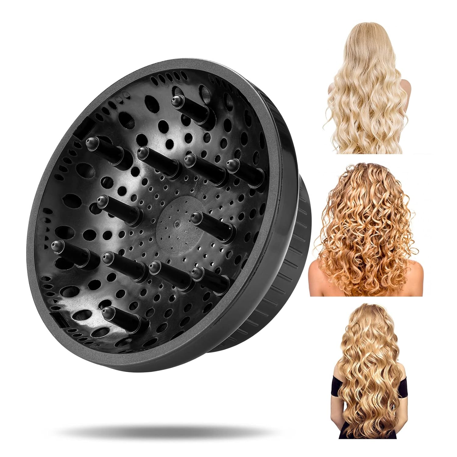 Amazon.com: Outccogo Hair Diffuser, Diffuser For Curly Hair, Dryer ...