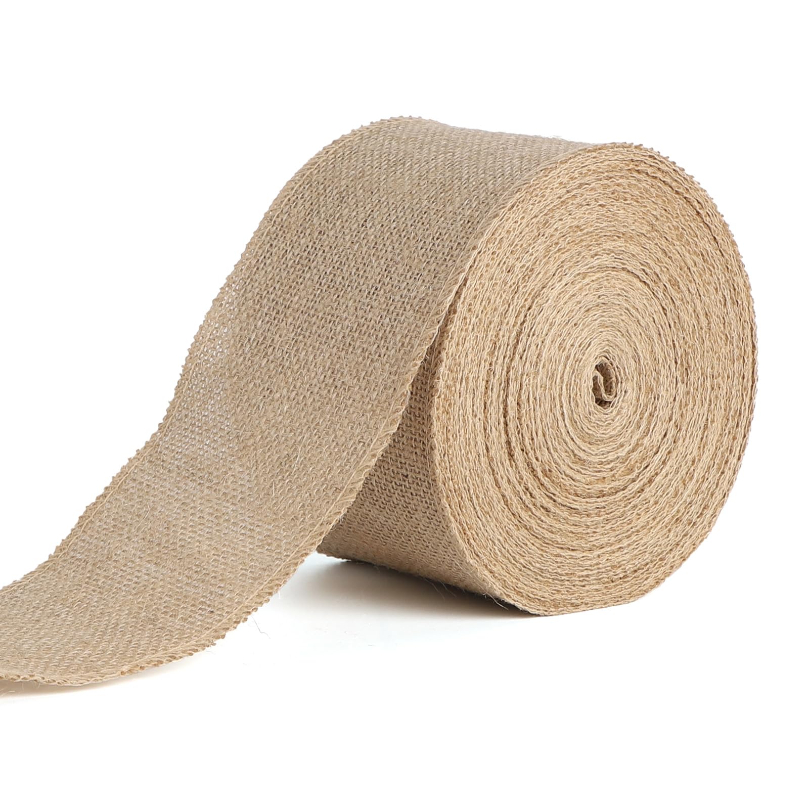 SUPAWAY 1 Rolle Juteband 10cm x 40m Breit Dekoband Jute Tisc