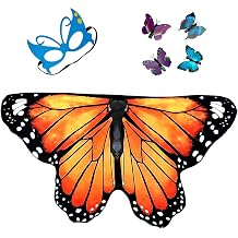 Niurui Kids Fairy Butterfly Wings Costume for Girls Halloween Toddler Dress Up Play Costumes Christmas Party Favors Gifts