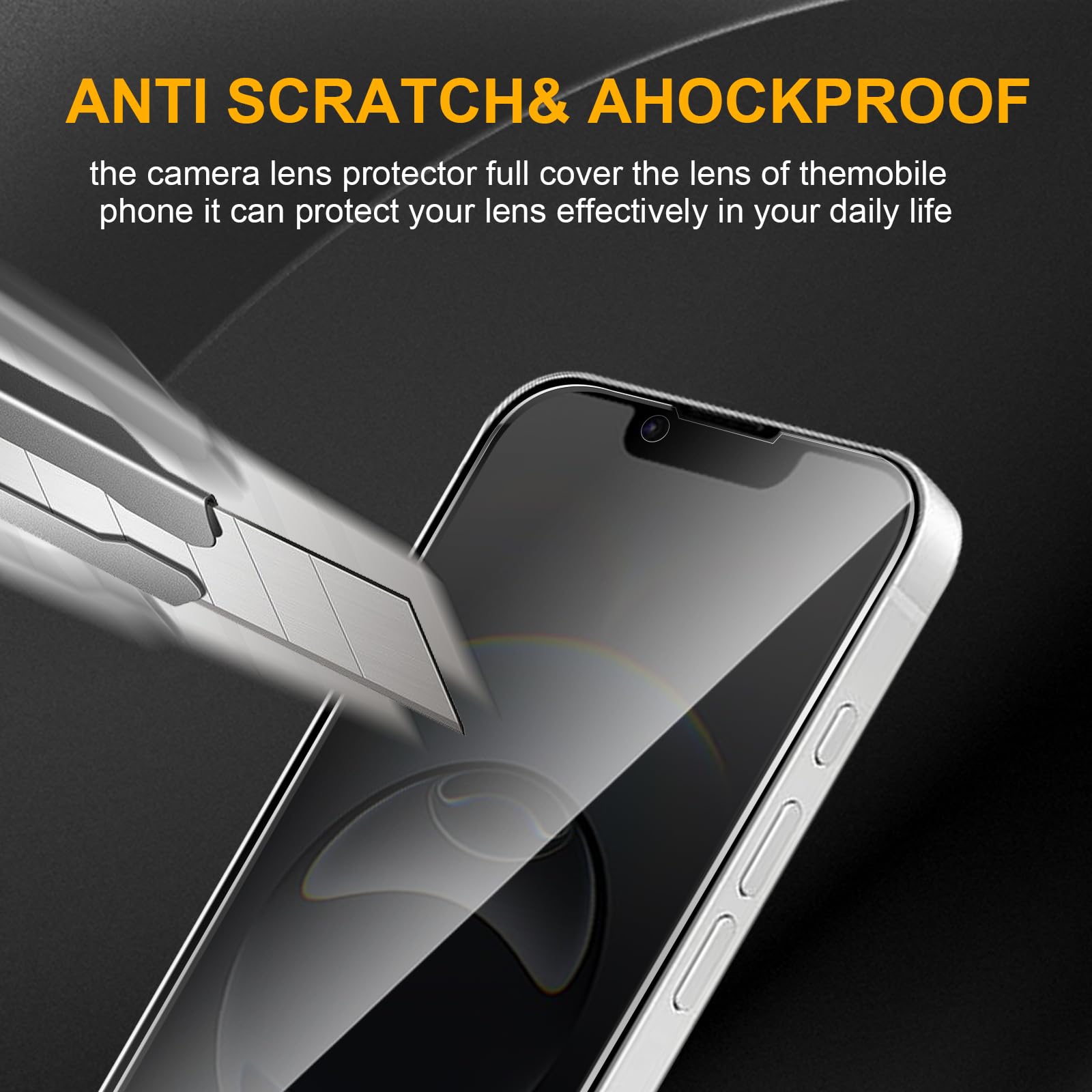 Paquete de 3 protectores de pantalla de privacidad para iPhone 16e/SE 4 2025 (6.1 pulgadas), vidrio templado antiespía, dureza 9H, protector negro antiespía, sin burbujas, antiarañazos