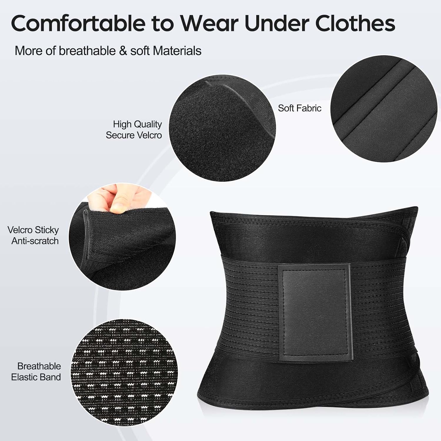 Back Brace for Lower Back Pain Relief Sciatica, Scoliosis, Herniated Disc, Breathable Support Belt for Women/Men, Adjustable Lumbar Support Brace Body Shape Waist Trainer for Heavy,Gym, Workouts (Medium)