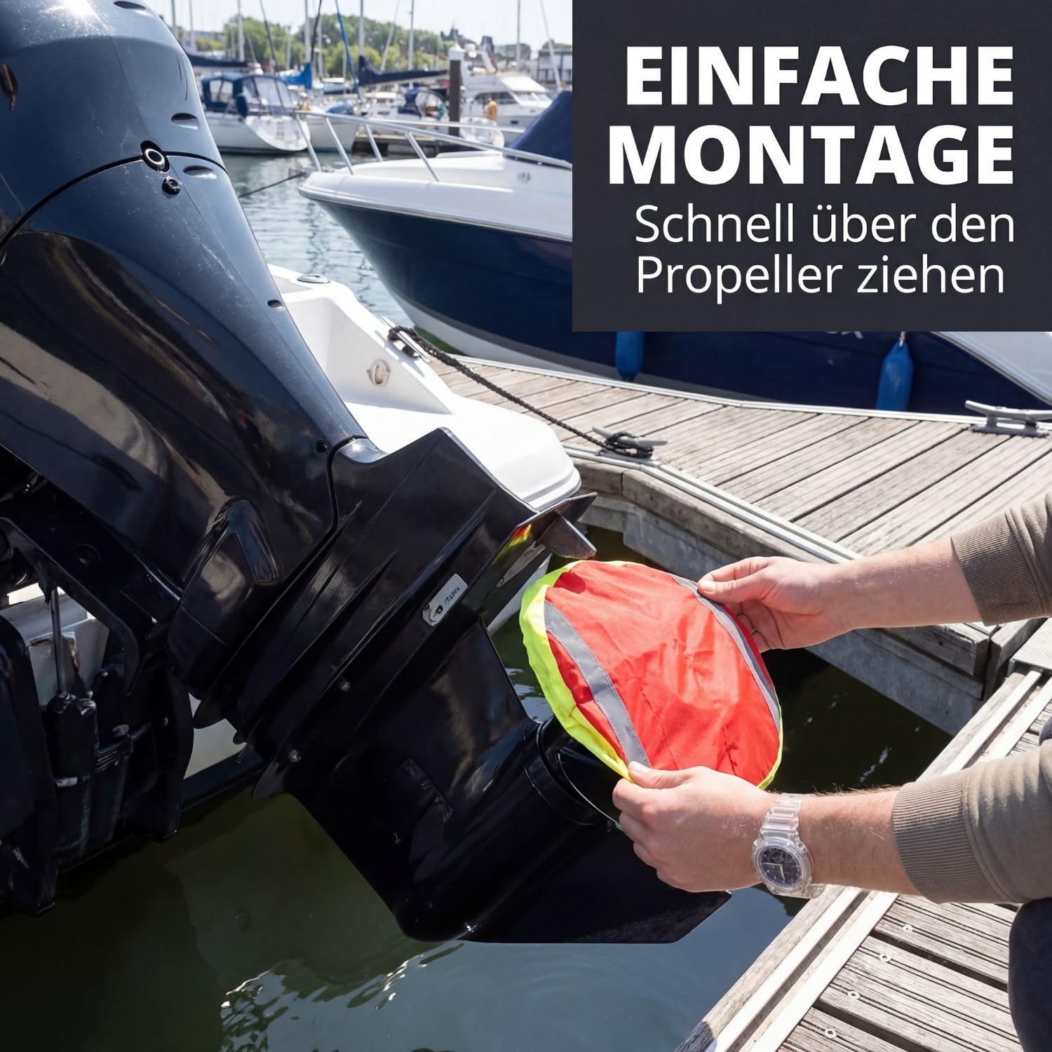Schraubhülle/Propeller Abdeckung | Boot | Außenbordmotor | 45 cm