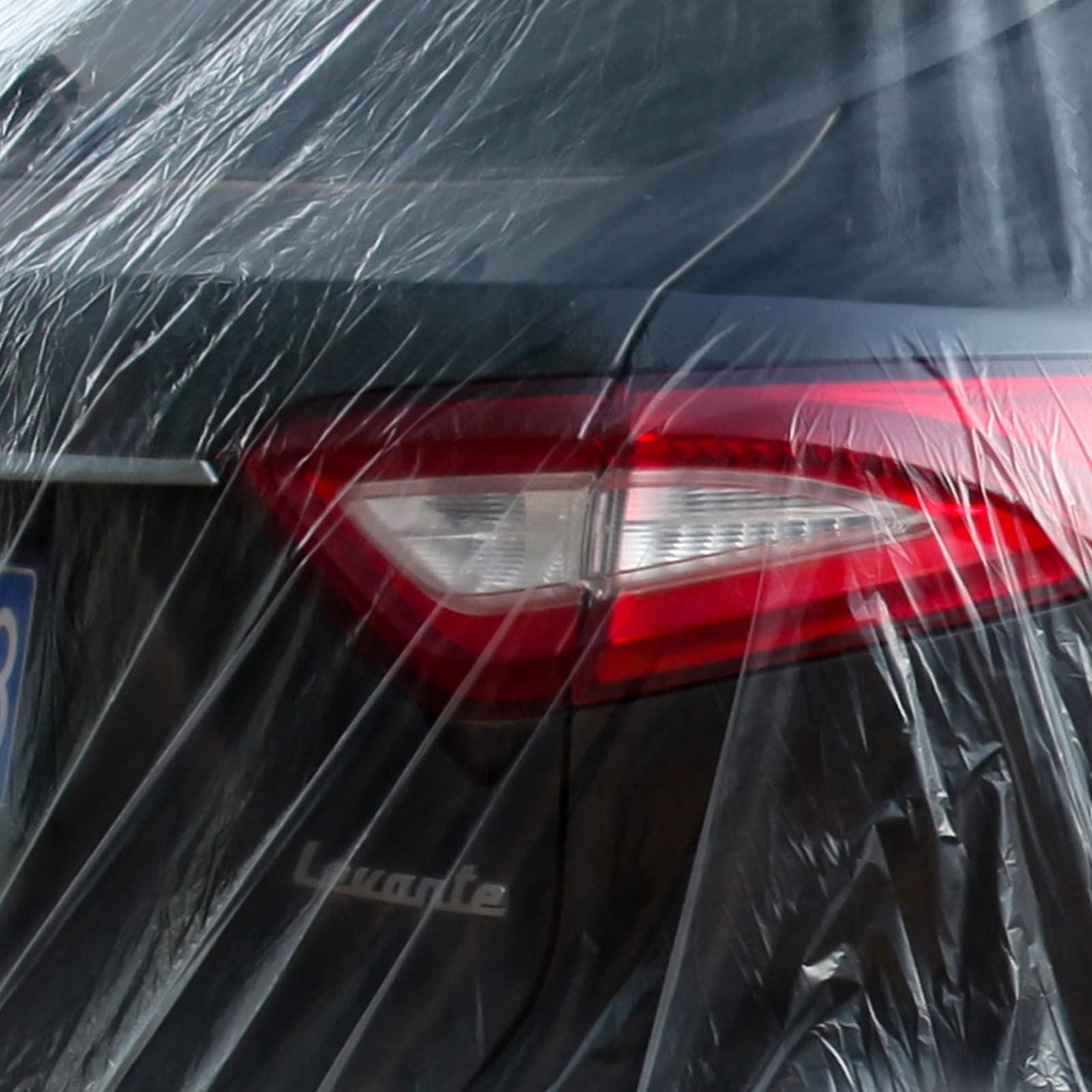 Universal Car Transparent Cover Waterproof Dustproof Lightweight UV Protection Thin Portable Rain Cover Exterior Accessories for Auto Type2-for — view 3