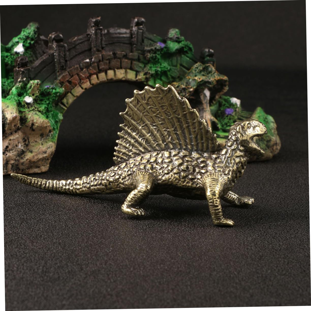 Decoración De Latón Figura De Pequeña para Escritorio Artesanal