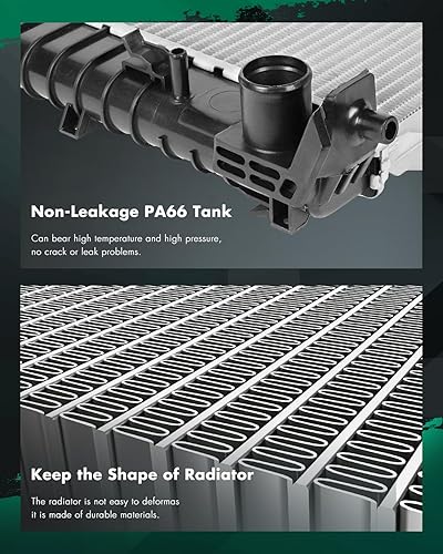 Vista 779 de SCITOO Reemplazo completo del radiador de aluminio para 1993-1998 para Toyota para T100 2.7L 3.0L 3.4L 2090 Radiador