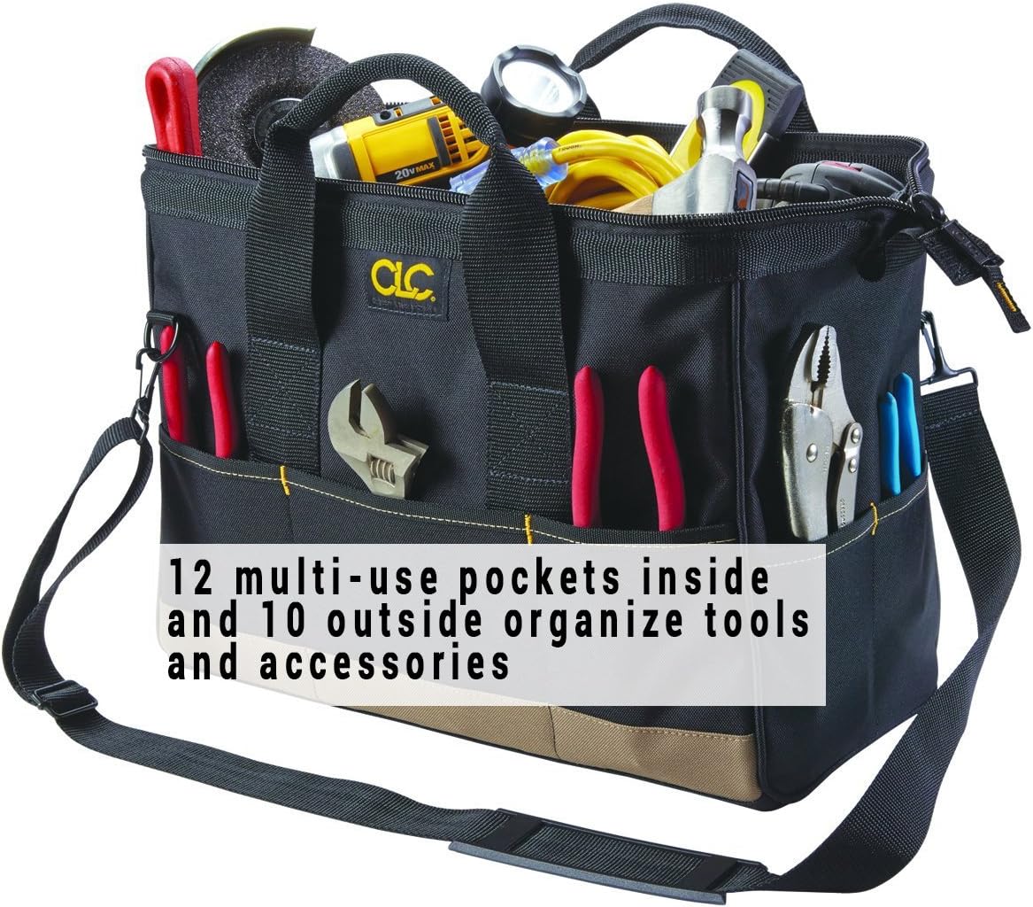 CLC Custom Leathercraft 1165 Large BigMouth Bag, 22 Pocket