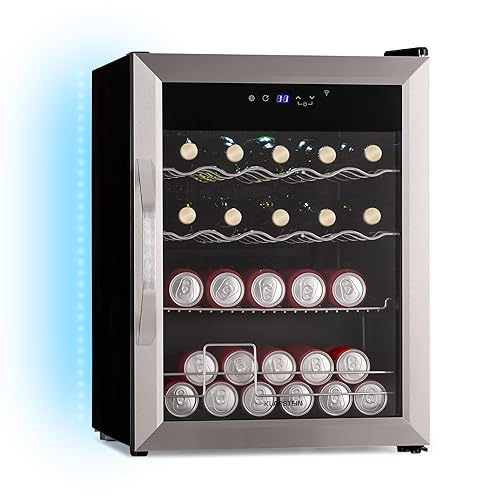 Klarstein Coachella 65 Smart - Frigo per Bibite, 60L, Frigo