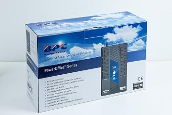 UPS Power Supply UK - 1000VA UPS with 8 Outlets - UK Plug BS1363A - Surge Protected | Reliable Computer Uninterruptible Power Supply Units for Home & Office