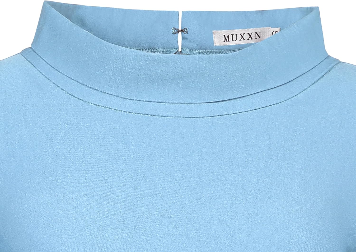 MUXXN Women's 1950s Vintage 3/4 Sleeve Elegant Collar Cocktail Evening Dress - Image 6