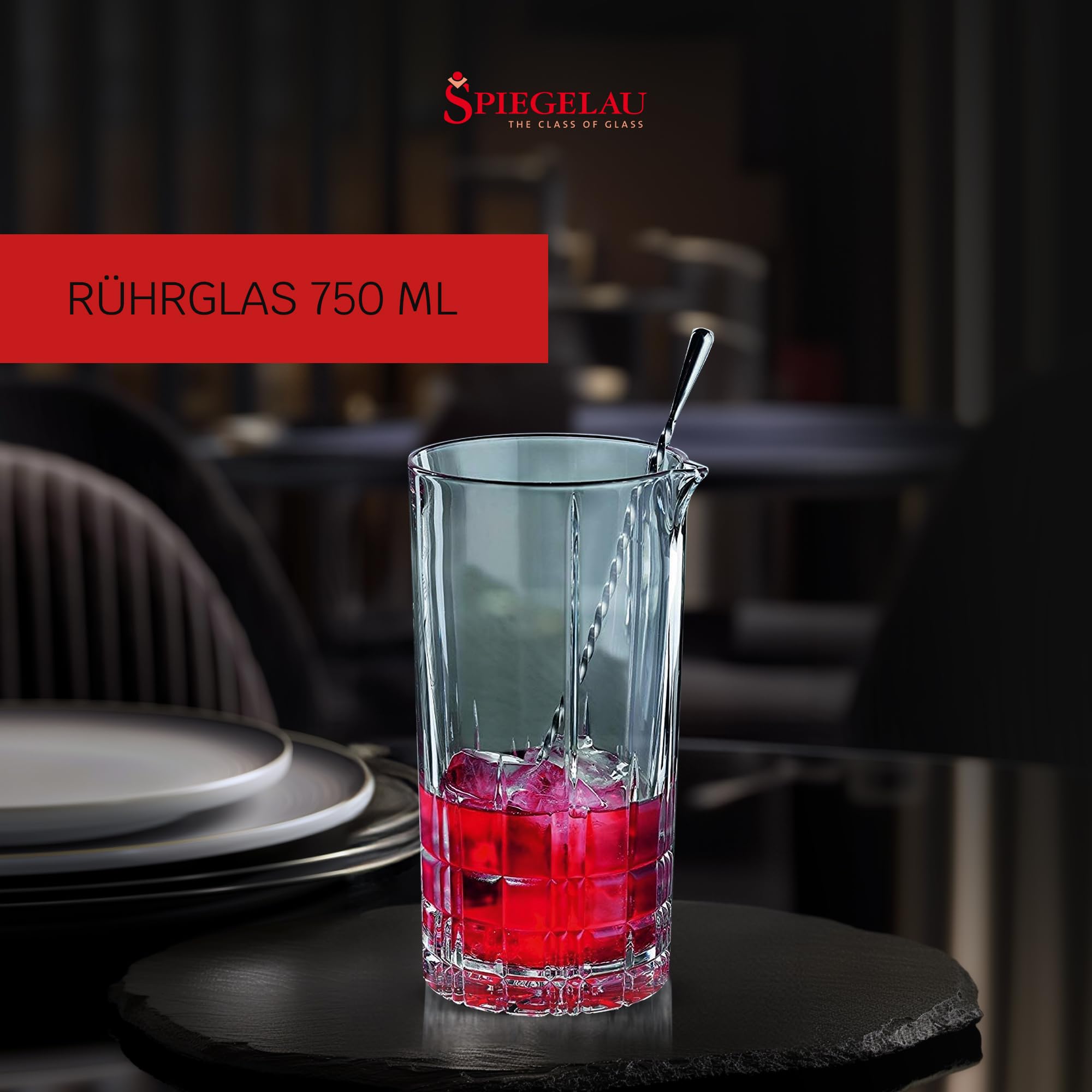 Spiegelau & Nachtmann Serve 4500153 - Vaso Mezclador para cócteles (Cristal, 740 ml)