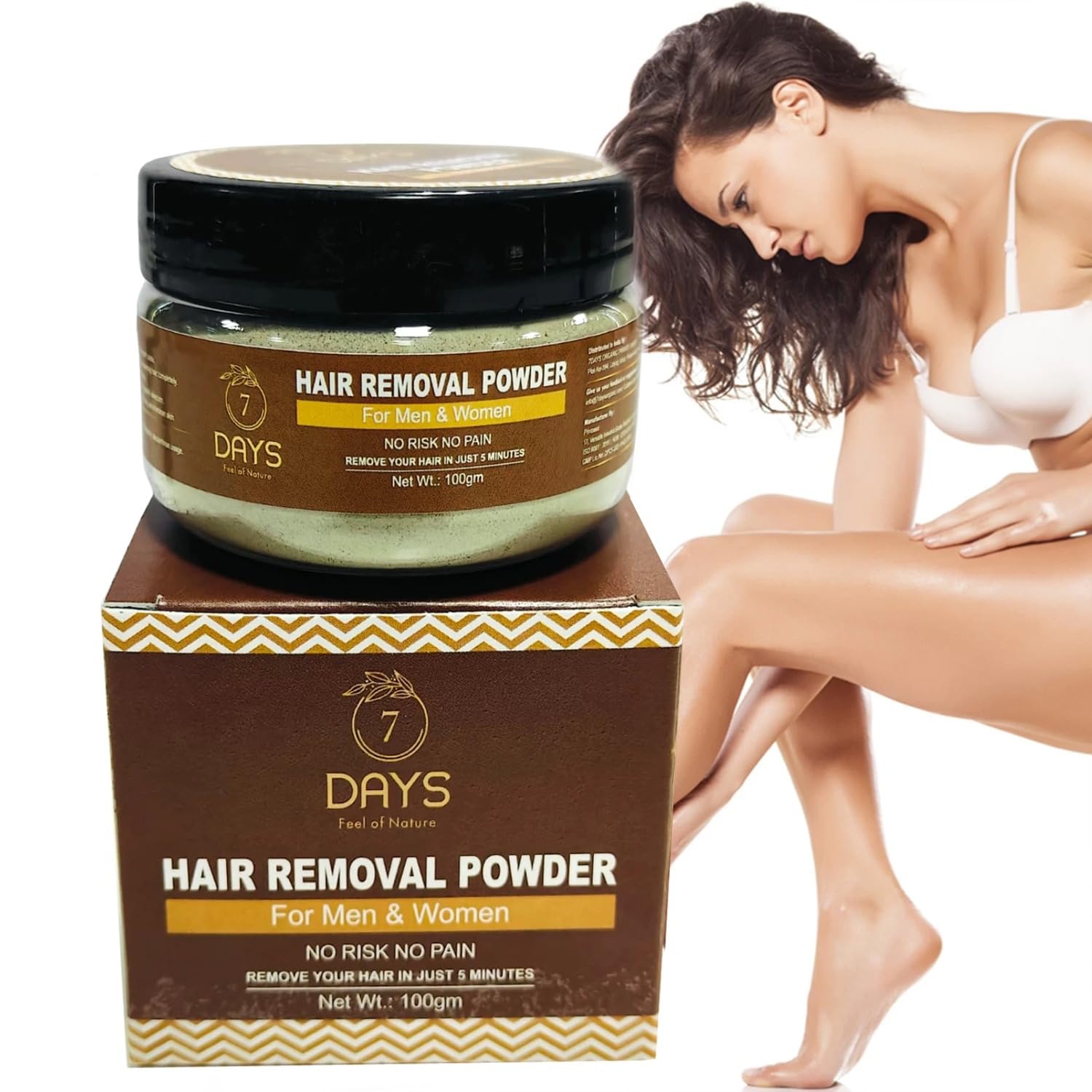 7 Days Hair Removal for Women, Wax Powder for Hair Removal, Bikini Wax Powder for Women, Hair Removal Powder for Women, Herbal Wax Powder for Hair Removal (100gm) (B08PV2BKQ3) Amazon Price History, Amazon Price Tracker