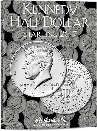 H.E. Harris & Co. US John F. Kennedy Carpeta de monedas de medio dólar a partir de 2017#4686