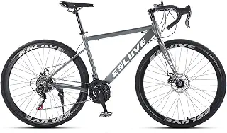 G-AVERIL ロードバイク 自転車 軽量アルミ製フレーム シマノ製21段変速 700×28c 適応身長160cm以上 前後ディスクブレーキ ドロップハンドル フラットハンドル 通勤 通学