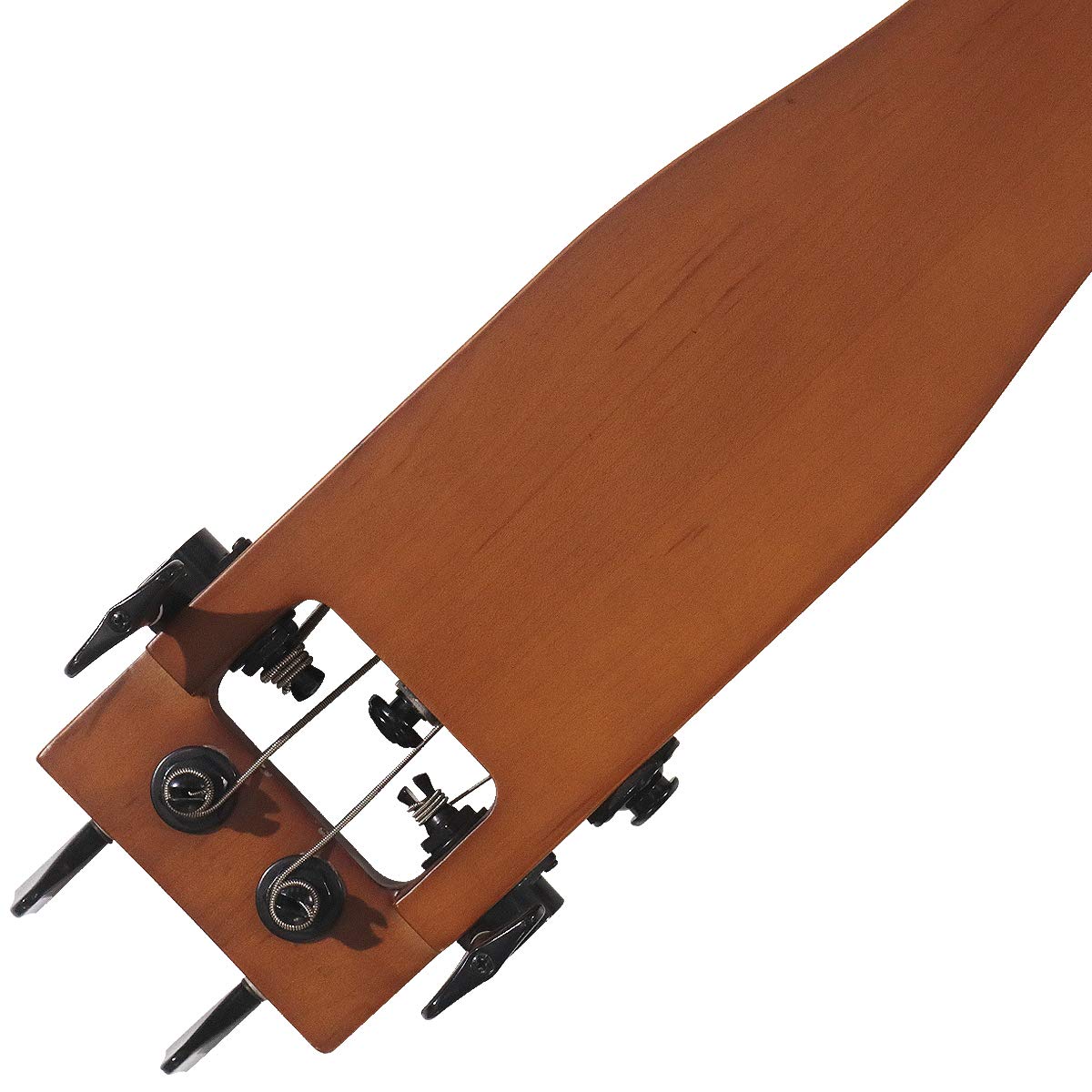 AGB lewa ręka basowa plecak przenośny 4 struny gitara podróżna z torbą gigg (brązowy)
