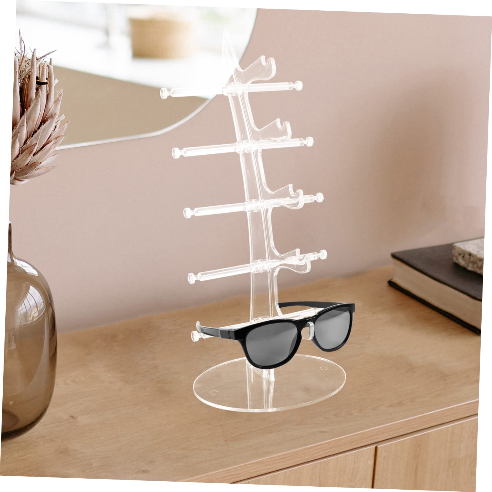 Iplusmile Brillenständer Mit Plüschfutter - Eleganter Halter Für Büro & Zuhause