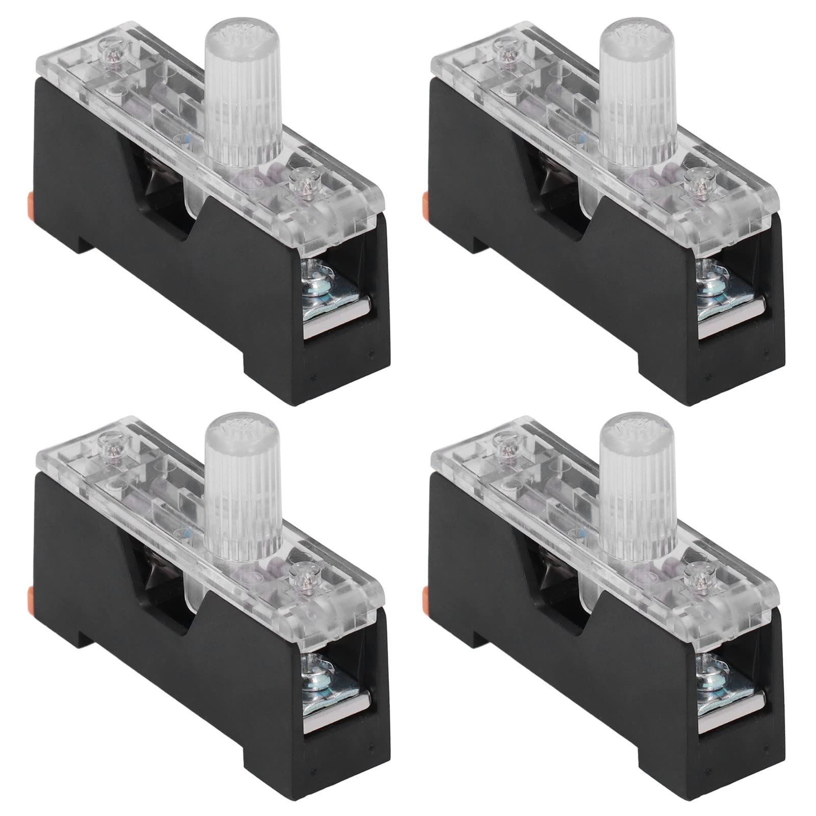 Porta Fusibile 20 Pc a Bassa Tensione 1 Supporto per Guida Involucro con Luce 10A 250 V FS - 101 6x30mm