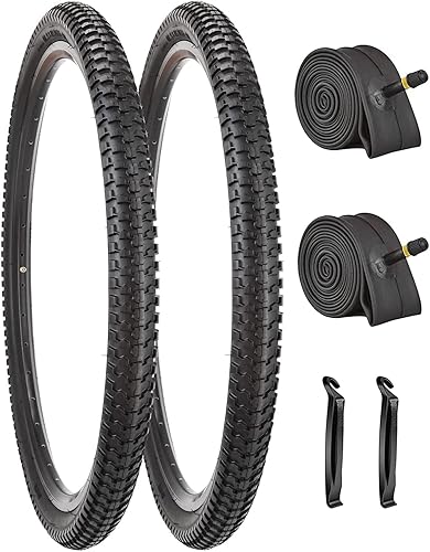 Miniatura 8 de Paquete de 2 neumáticos de bicicleta de 24 pulgadas26 x 1.95 pulgadas, 26 x 2.1 pulgadas, 20 x 2.125 pulgadas, 27.5 x 2.125 pulgadas, neumáticos de