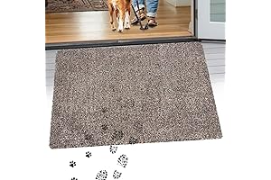 Microfiber Entryway Mat: 24" x 36" Non-Slip, Washable Doormat