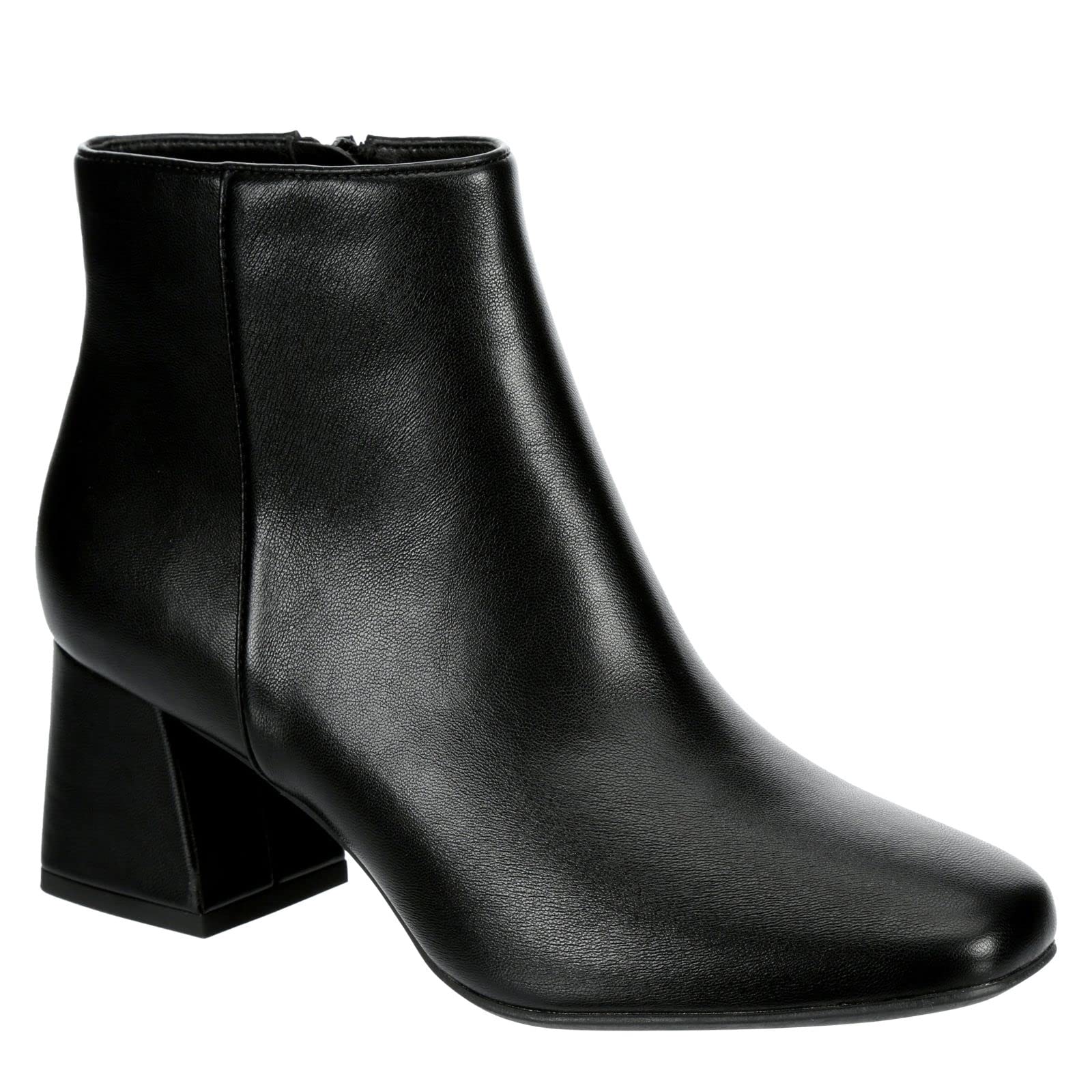 Hope - Women's Faux Leather Zip-up Dress Ankle Boot