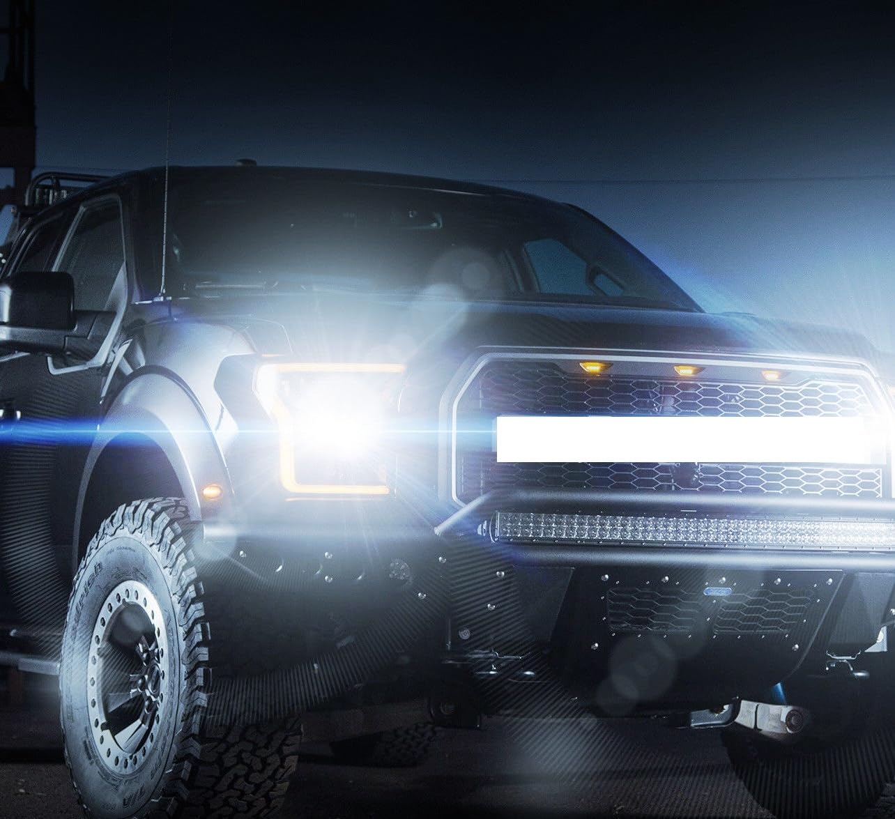 Xentec 1 par de Bombillas de xenón HID H7 de 8000 K con 2 balastos Digitales Delgados de 35 W (Azul Claro)