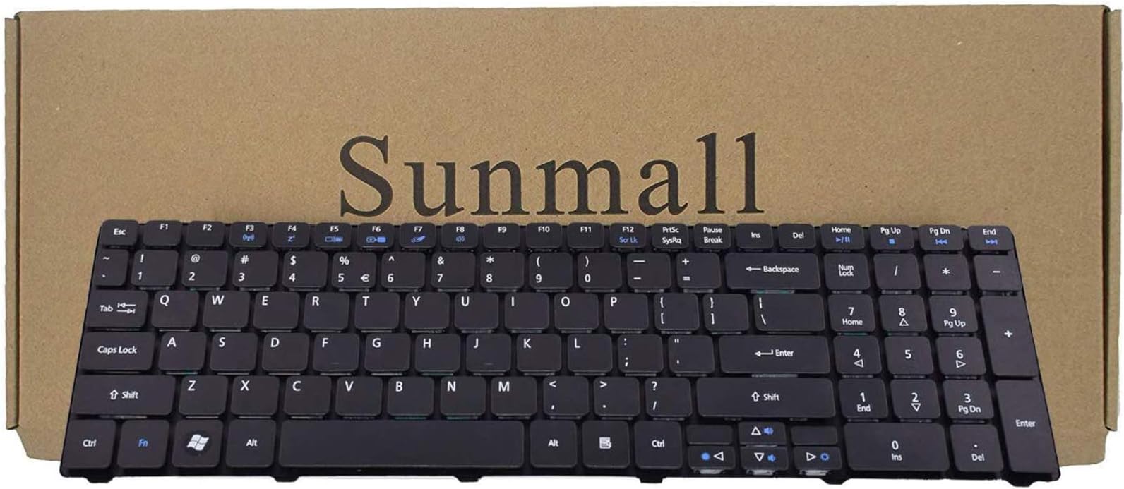 Laptop Keyboard Replacement Compatible with Acer Aspire for Aspire 5250 5251 5253 5336 5551 5552 5560 5733 5733z 5736Z 5738Z 5740 5741 5742 5750 5750G 5810 7741 7551 Series US Layout