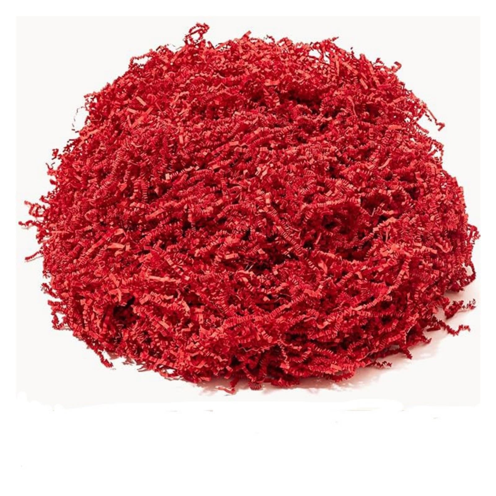 Weihnachtskonfetti Roter, zerknitterter Papierschnipsel