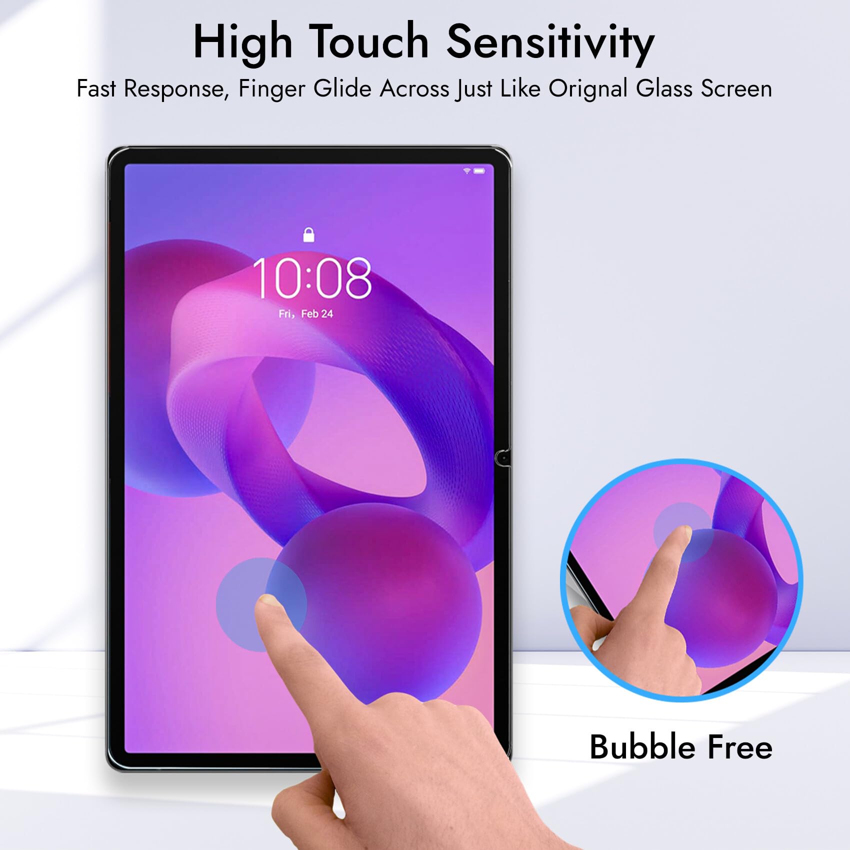 Robustrion Tempered Glass for Lenovo Idea Tab 11" Screen Protector, 1 Pack — Amazon image 6