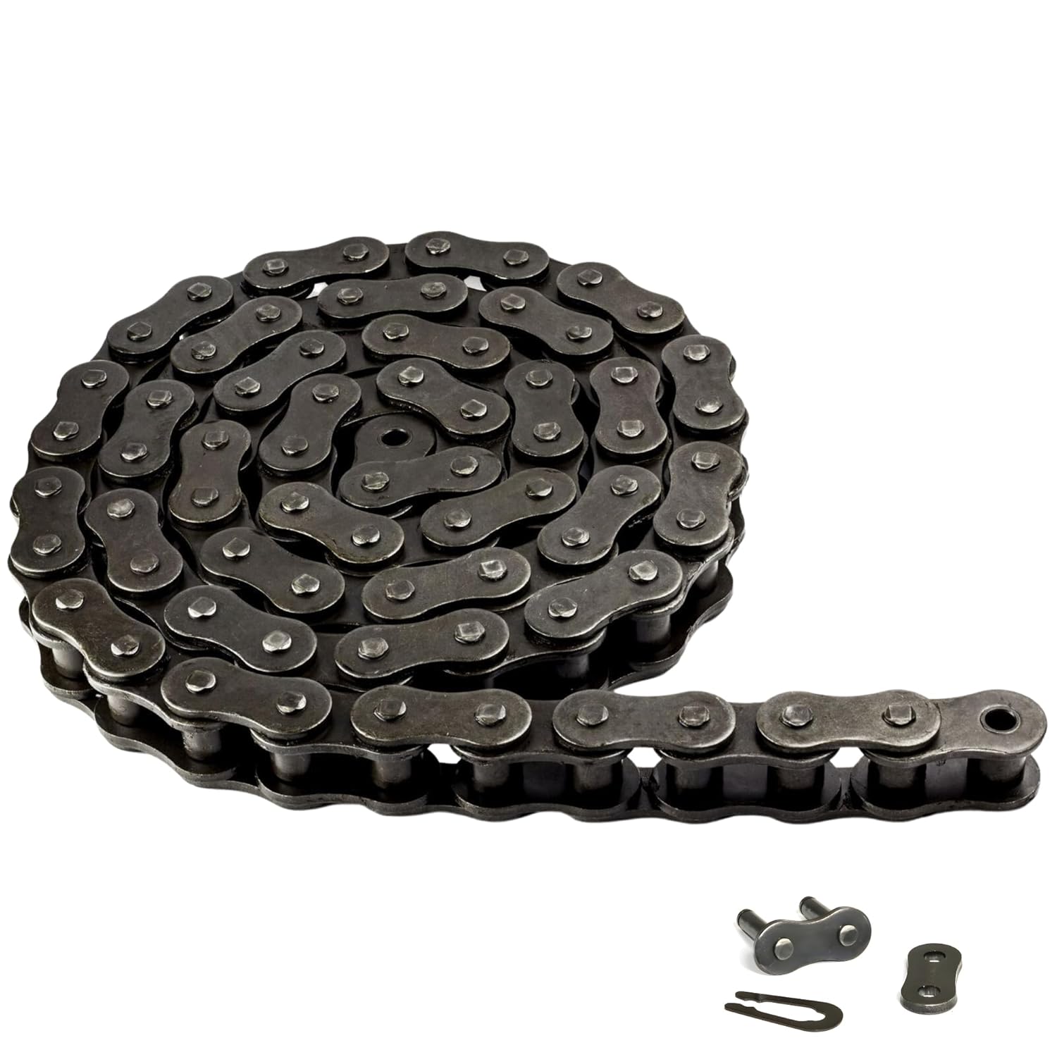 Jeremywell 100H Heavy Duty Roller Chain 10 Feet with 1 Connecting Link