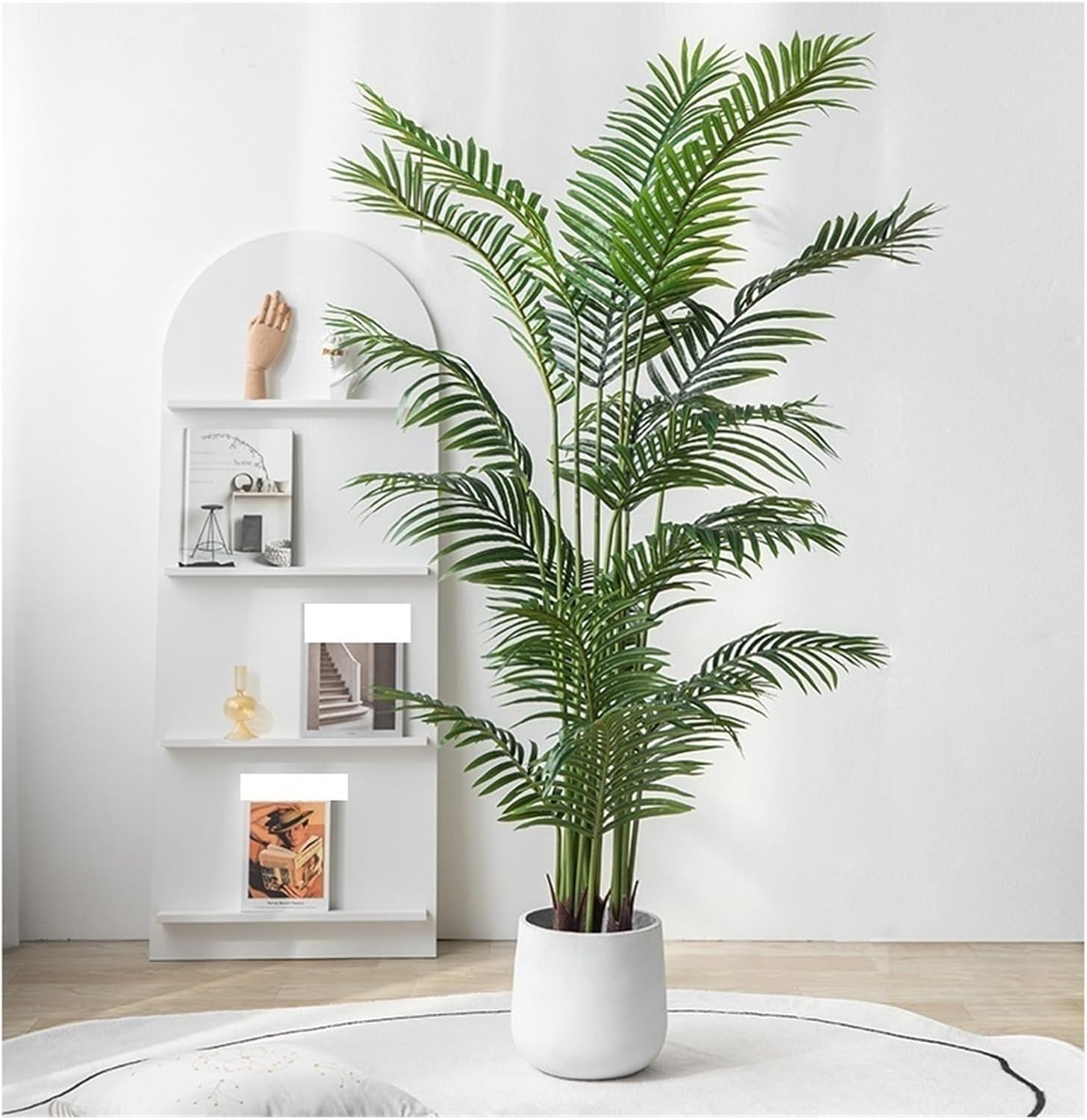 人工観葉植物 人工植物人工ツリーポットフェイクプラントフェイクツリーオフィスリビングルーム家の装飾 飾り(120cm)