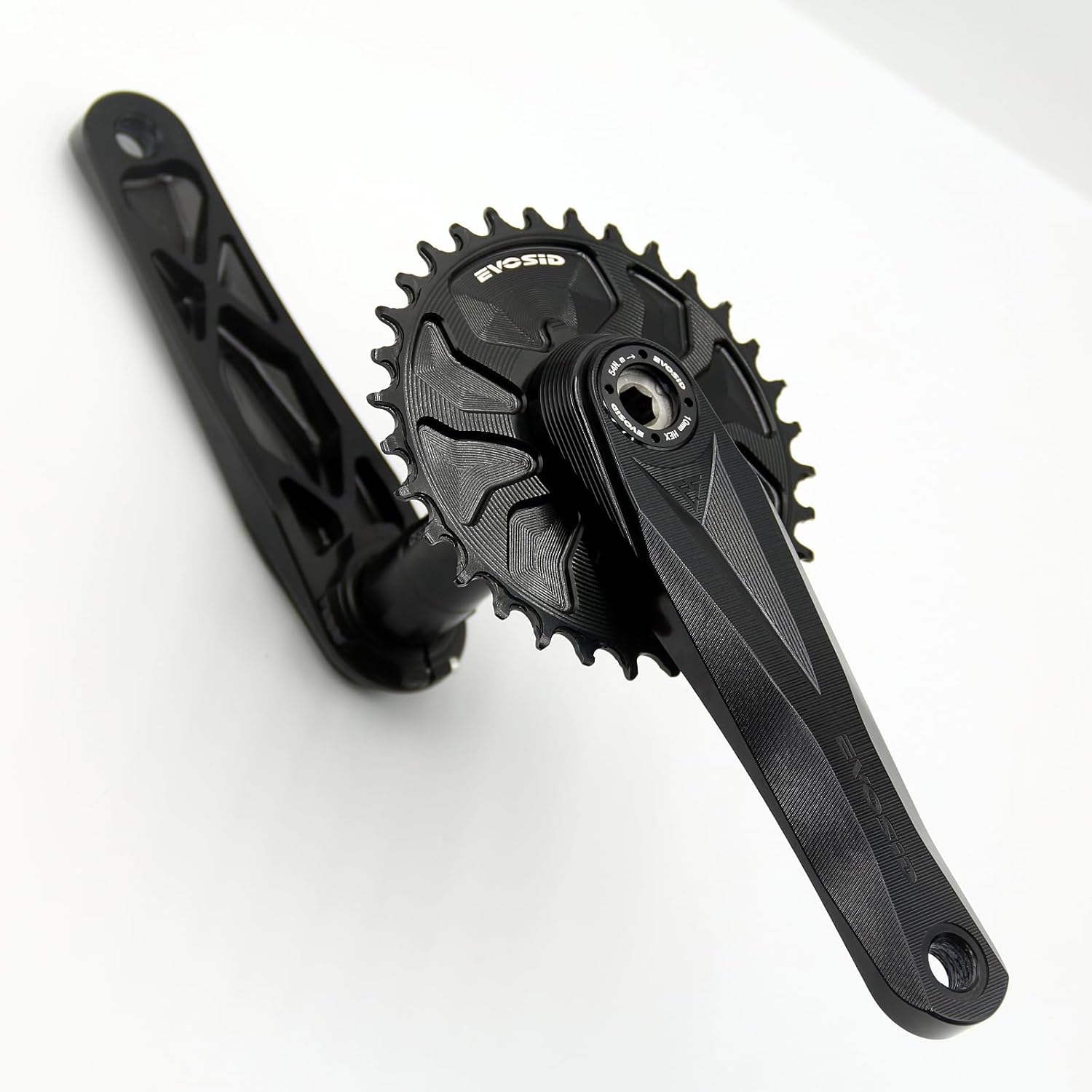 Mountain Bike Crankset, Hollow Crank Arm 160/165/170MM CNC Aluminum Alloy Bicycle CrankSet Trail Enduro Dub 29 Hollow Bike Crank Spindle for GXP