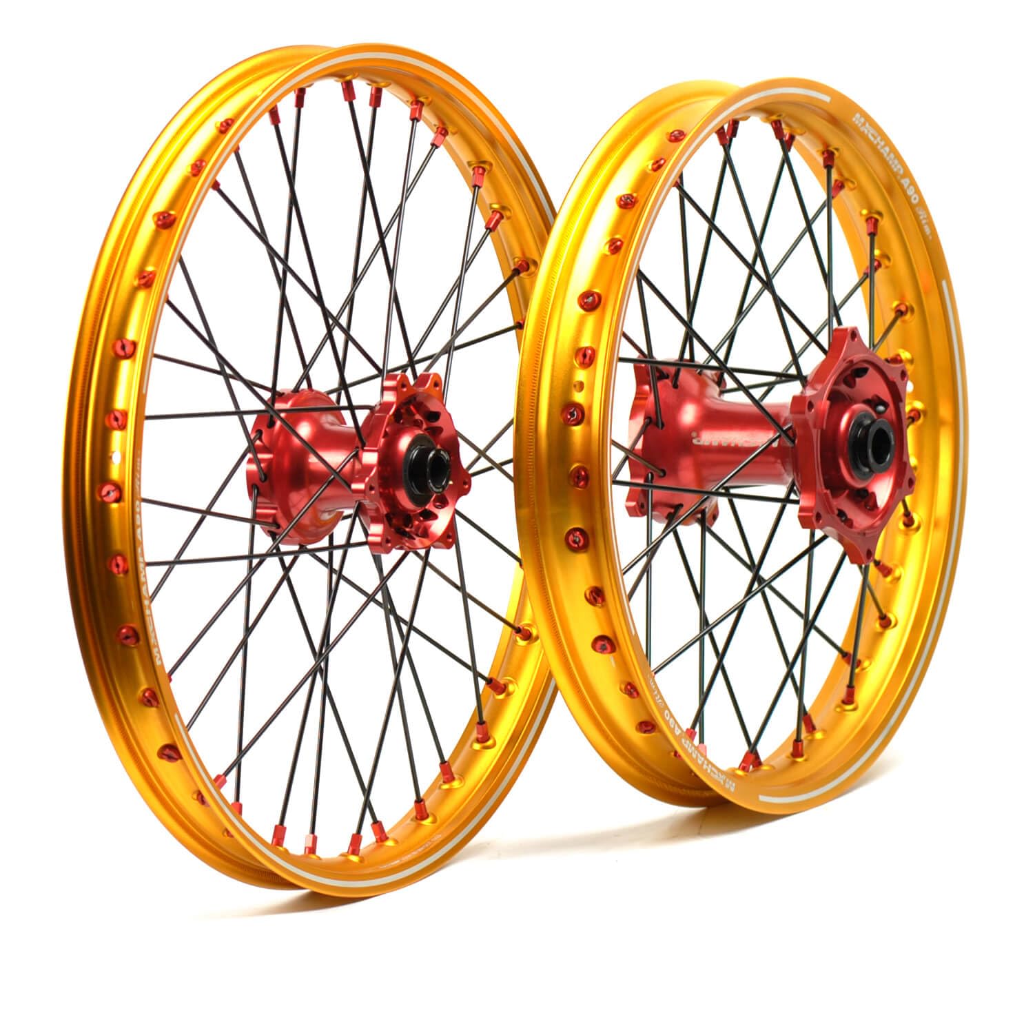 A90 Dirt Bike Wheels Set-21"X1.6"/19"X2.15" for CRF250R CRF450R CRF450X CRF450L CR125 CR250 CR450 2013-2024