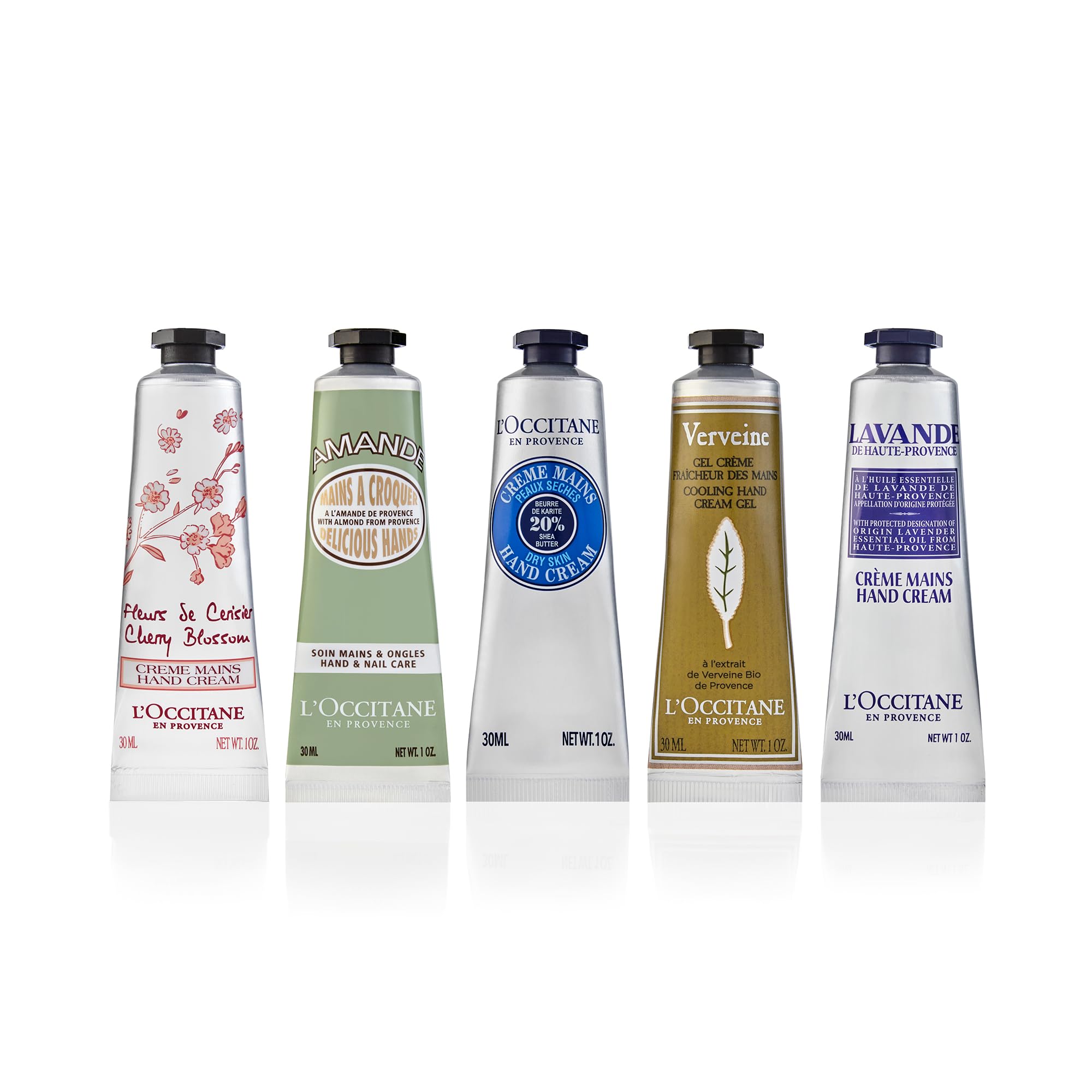 LOCCITANE 5Piece Classic Hand Cream Set Gift The Best Moisturizing Hand Creams