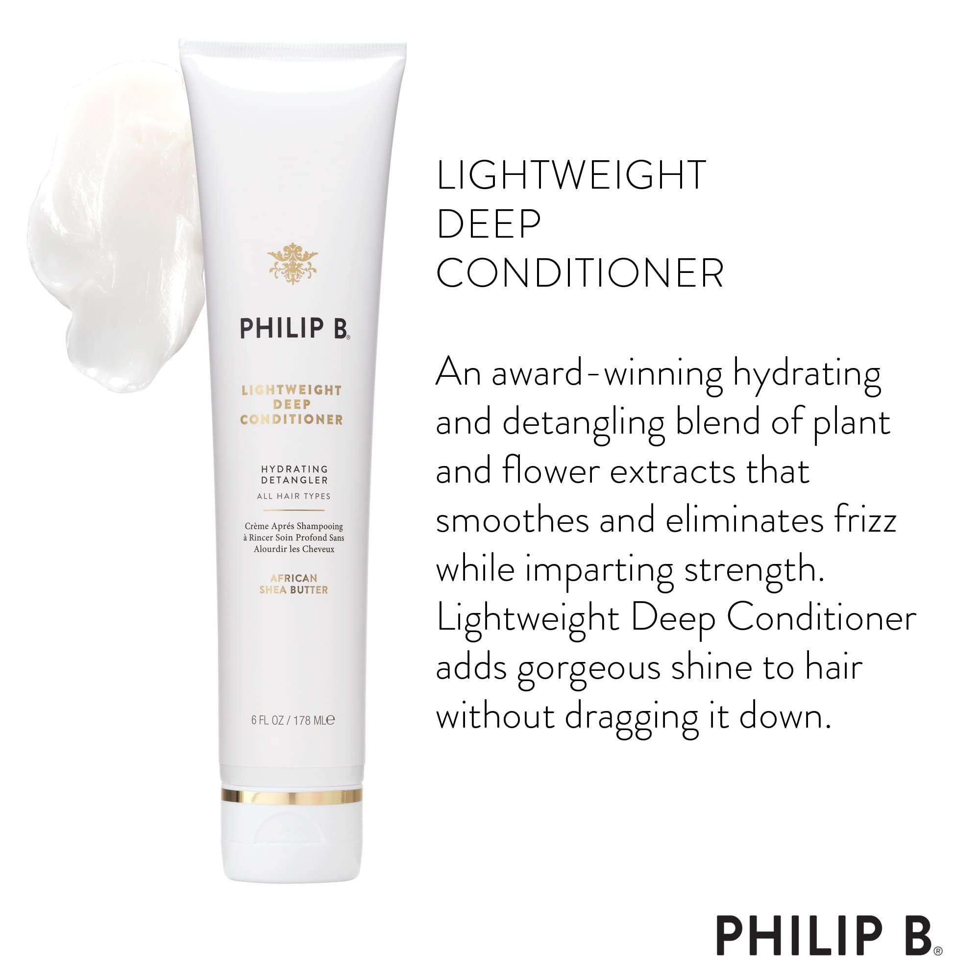 Philip B. Light-Weight Deep Conditioning Crème Rinse, 6 fl oz