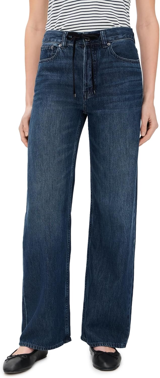 Madewell Women's Low-Slung Baggy Jeans in Airy Denim