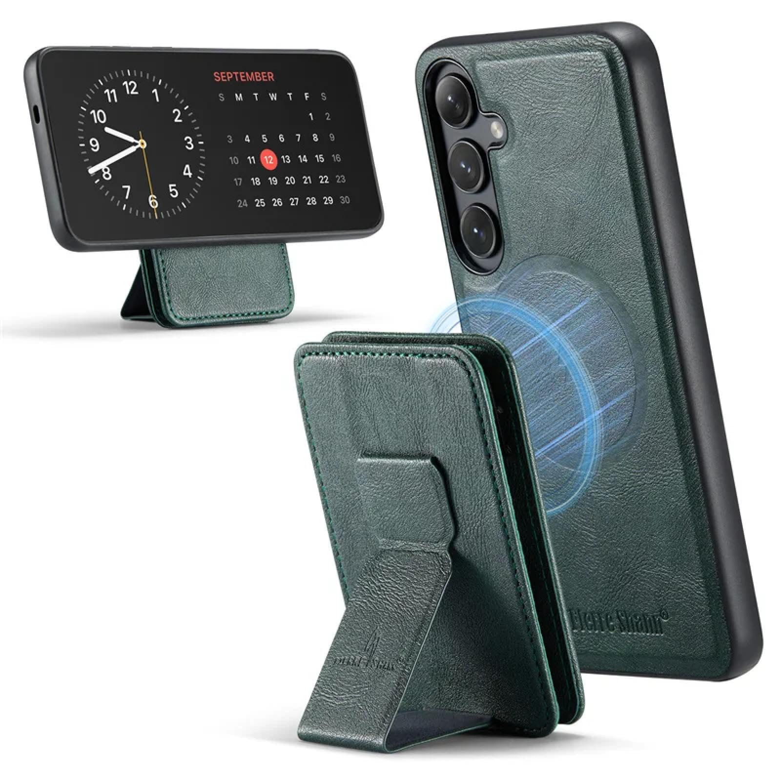 Étui Galaxy S22 Plus vert magnétique 2 en 1 avec porte-carte - 8