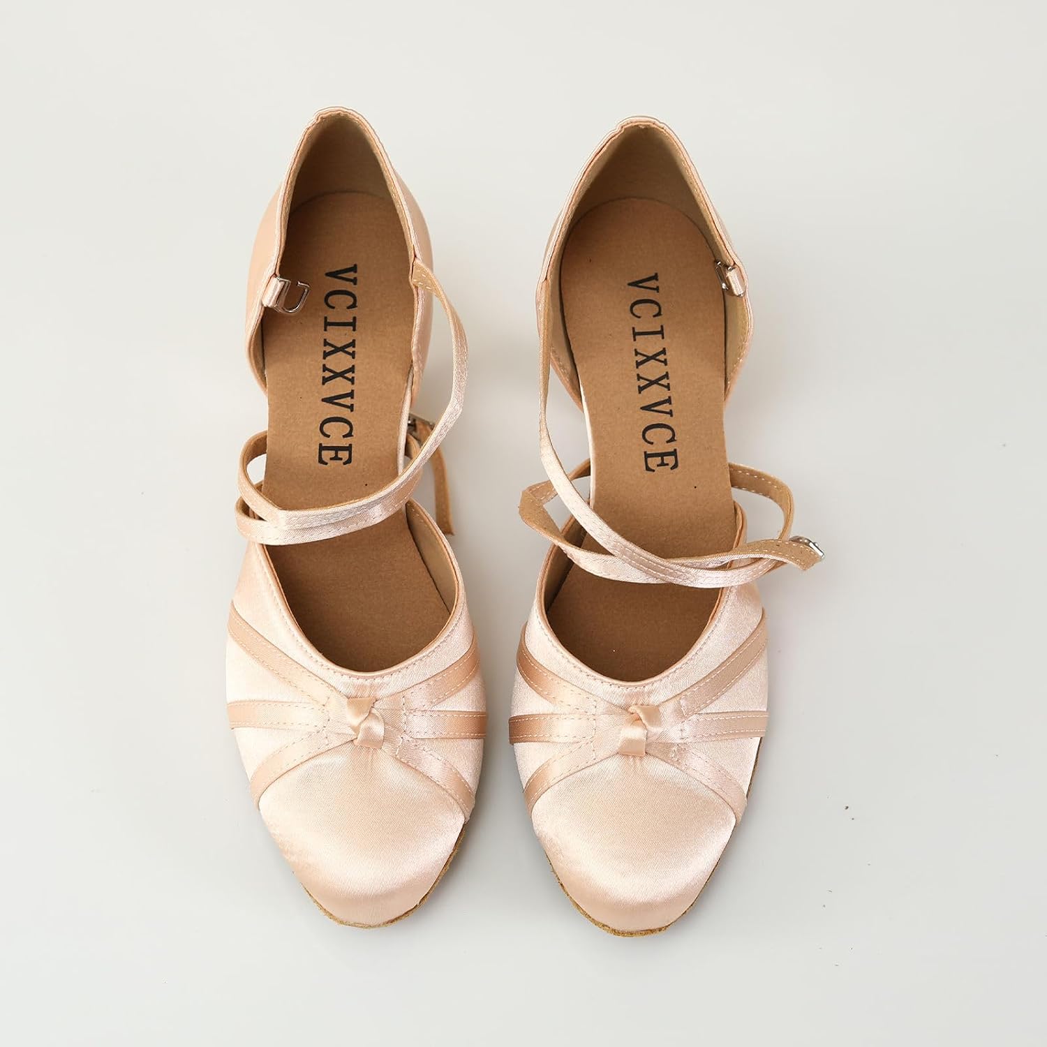 Women's Latin Ballroom Dance Shoes Closed Toe Salsa Waltz Tango Performance Dancing Practice Shoes