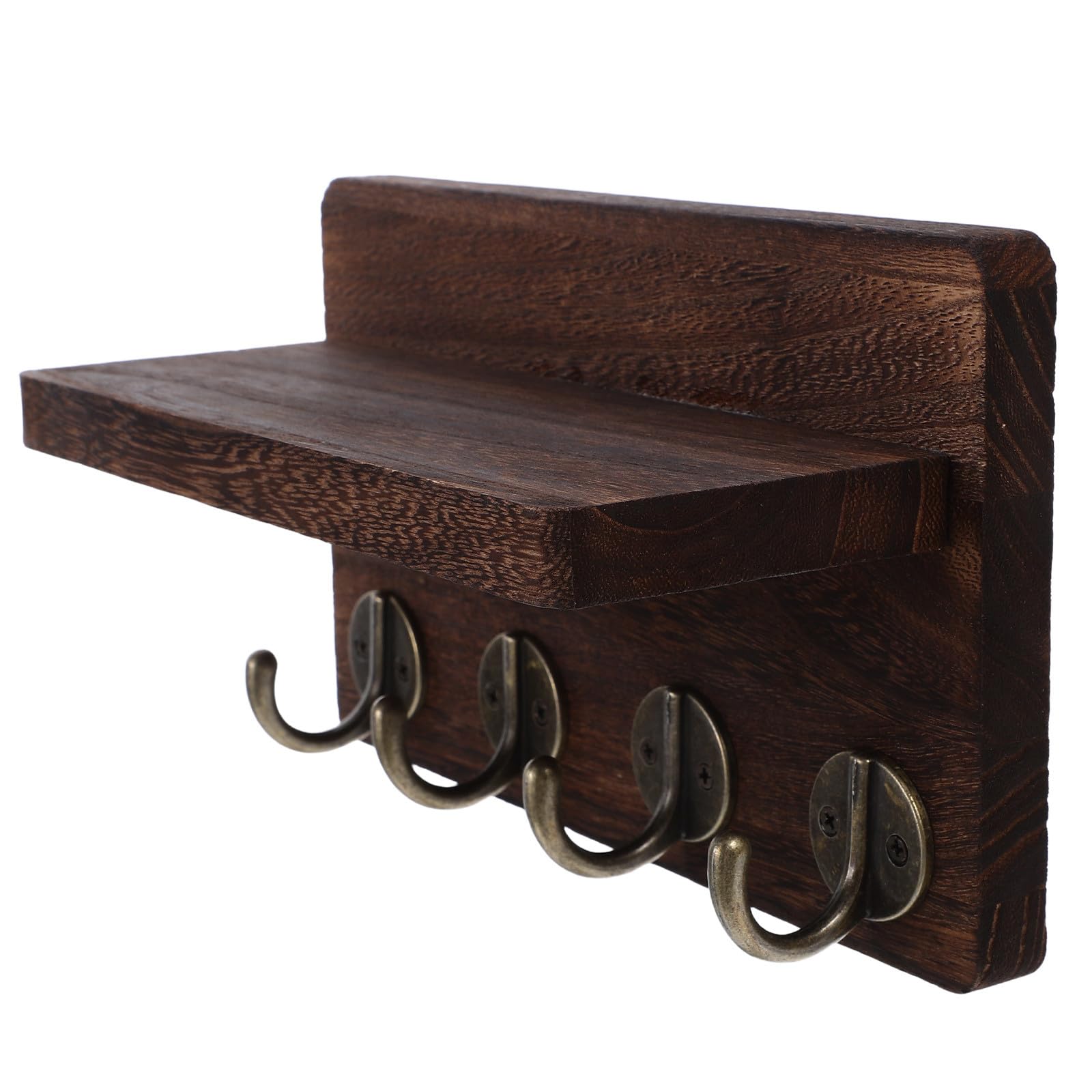 Perchero de Pared de Madera para recibidor acogedor y ordenado